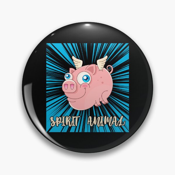Item preview, Pigs Are My Spirit Animals designed and sold by GrumpyFella.