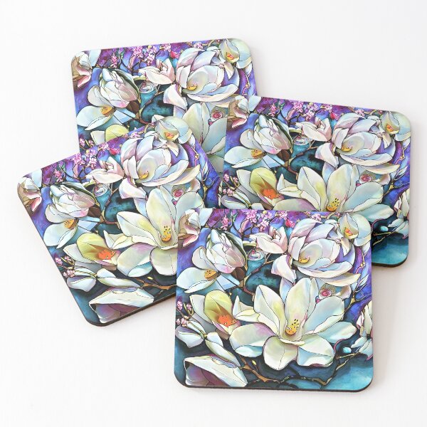 Item preview, White magnolia designed and sold by bogfl.
