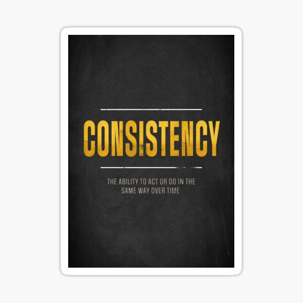 Item preview, Consistency Motivation designed and sold by My Digital Mind.