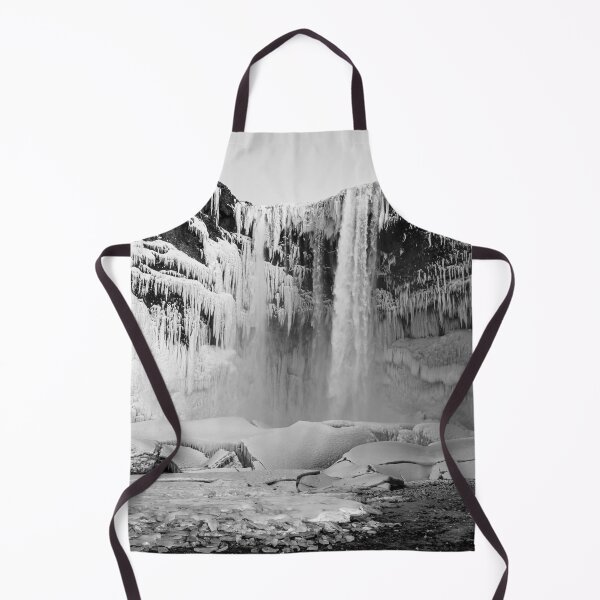 Item preview, Frozen Waterfall, Iceland B&W designed and sold by Kate-P-.