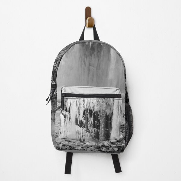 Item preview, Frozen Waterfall, Iceland B&W designed and sold by Kate-P-.