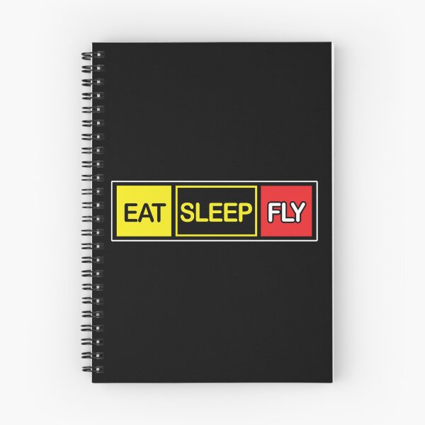 Item preview, Eat Sleep Fly - Funny Aviation Quote - Airplane Lover Slogan designed and sold by Ikaroots.