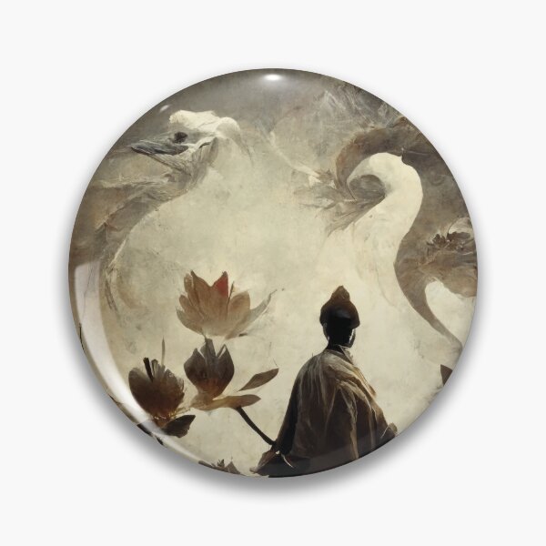 Item preview, White Crane Monk designed and sold by IncrediArts.