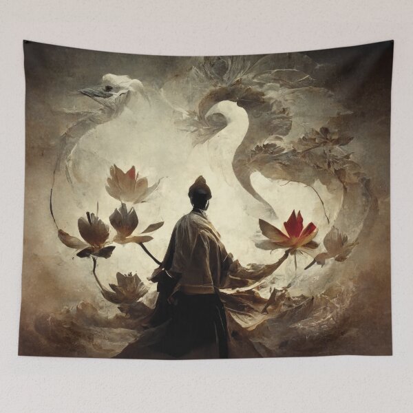 Item preview, White Crane Monk designed and sold by IncrediArts.