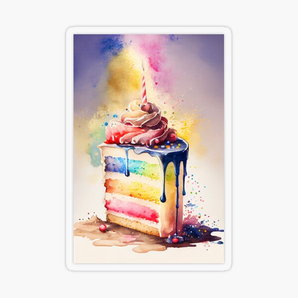 Watercolor Unicorn Cake in New York | Everything Lulu