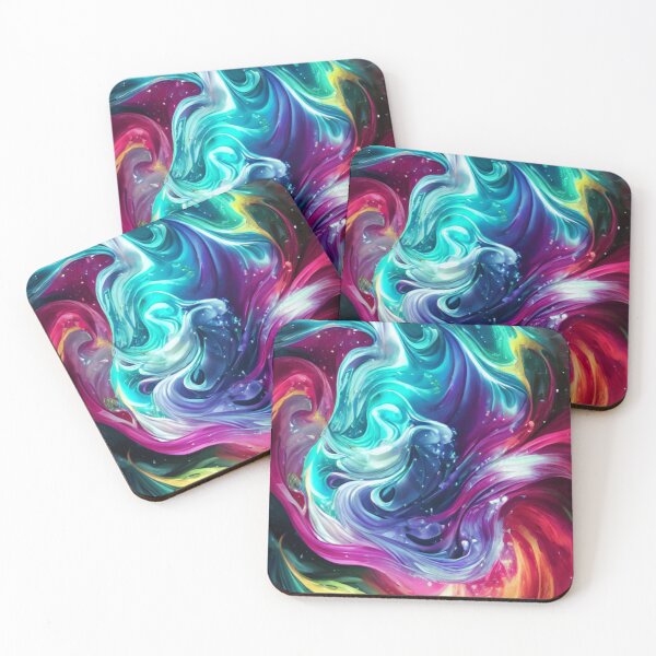 Item preview, Mythical capricorn celestial art colorful cubism designed and sold by Bela Ambrus.
