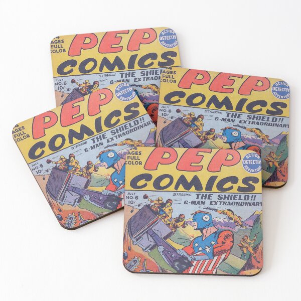 Item preview, PEP Comics, Issue 6 Cover Art, 1940. Featuring 'The Shield' designed and sold by The-Hist-Image.