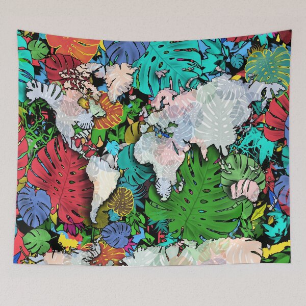 Item preview, world map designed and sold by BekimART.