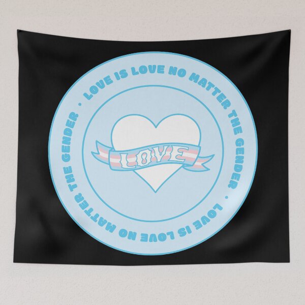 Item preview, Transgender Pride LOVE is LOVE No Matter The Gender designed and sold by ArtliciousHUMAN.