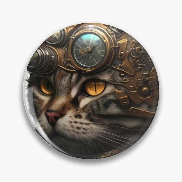 Item preview, Steampunk Animals - Mechanical Cats #6 designed and sold by MindAsylum.