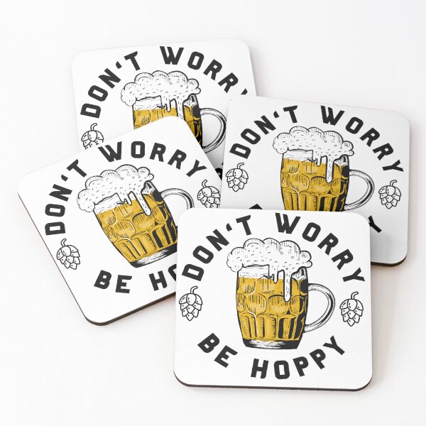 Item preview, Don't Worry Be Hoppy Beer designed and sold by artfartzzz.