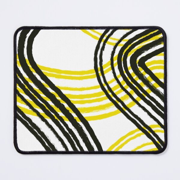 Item preview, abstract background lines yellow and black designed and sold by Tropical Blood.