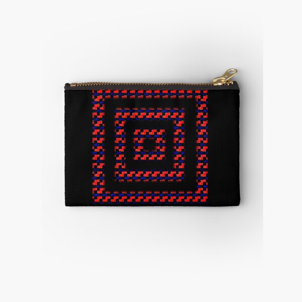 Item preview, Neon Red and Blue Square Spiral Cut Out  designed and sold by PPPimp.