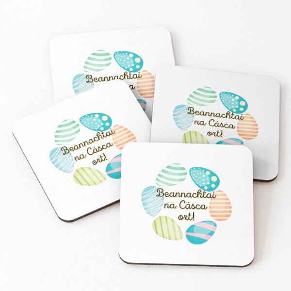 Item preview, Beannachtaí na Cásca Ort Gaeilge Happy Easter designed and sold by Irishprints.