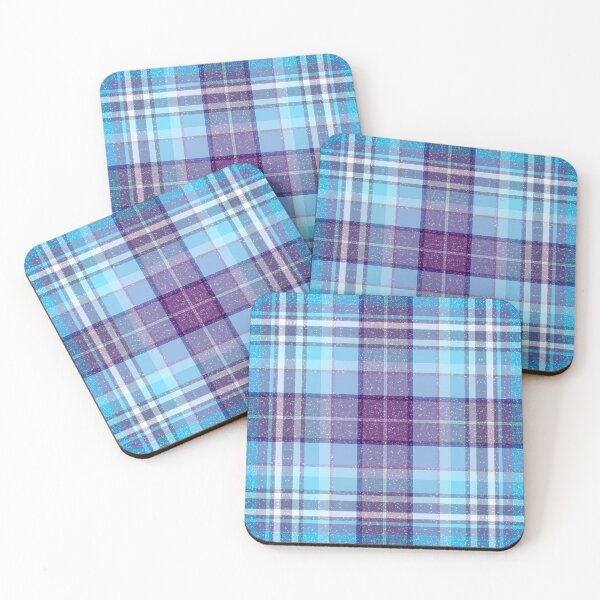 Item preview, Sparkle Purple Blue Tartan Pattern #1 designed and sold by ARTDICTIVE.