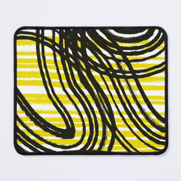 Item preview, abstract background lines yellow and black designed and sold by Tropical Blood.