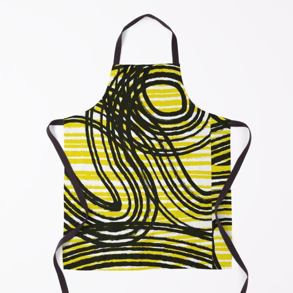Item preview, abstract background lines yellow and black designed and sold by Tropical Blood.