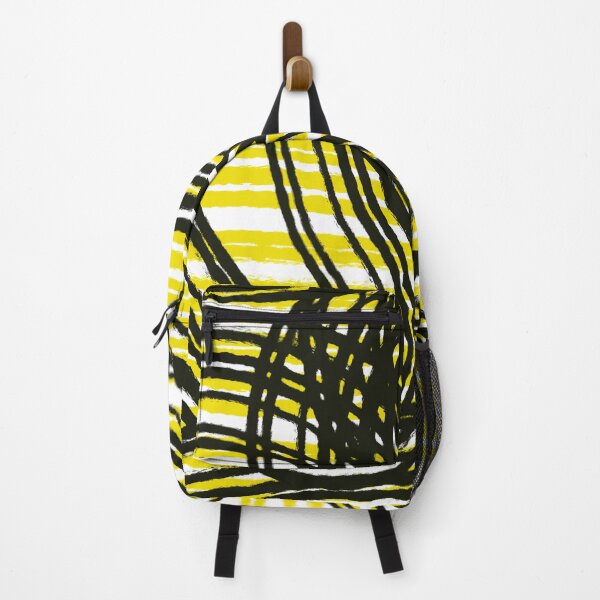 Item preview, abstract background lines yellow and black designed and sold by Tropical Blood.