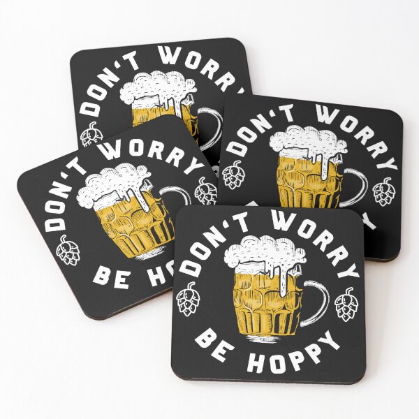Item preview, Don't Worry Be Hoppy Beer designed and sold by artfartzzz.