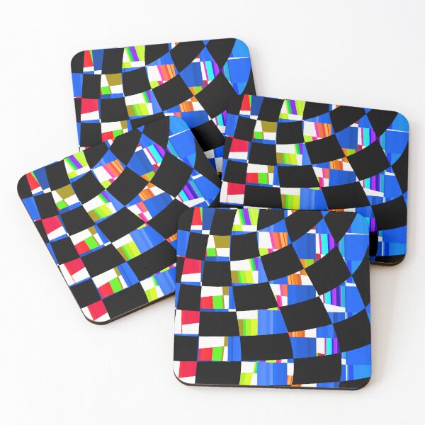 Item preview, Mod Crazy Checks (Blue hue) designed and sold by David Roland.