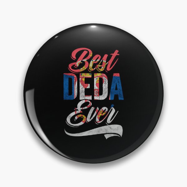 Item preview, Best Deda Ever Awesome Serbian Grandpa A Srbija Family Lover designed and sold by Nessshirts.