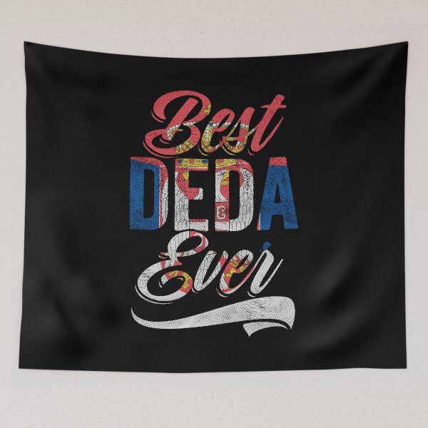 Item preview, Best Deda Ever Awesome Serbian Grandpa A Srbija Family Lover designed and sold by Nessshirts.