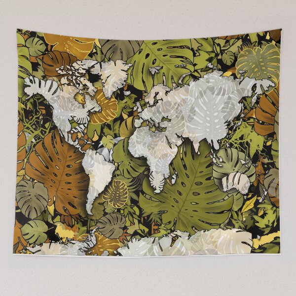 Item preview, world map designed and sold by BekimART.