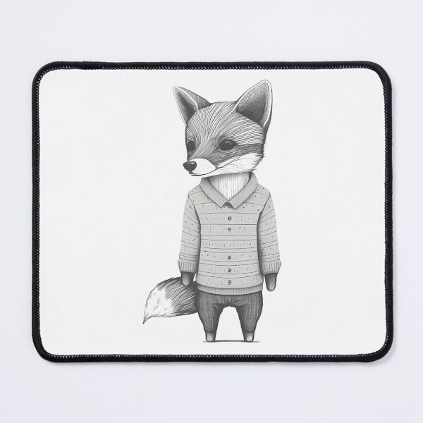 Aperçu de l'œuvre Cute Fox porter des tricots Young Fox Human Style créée et vendue par MaxEXP.