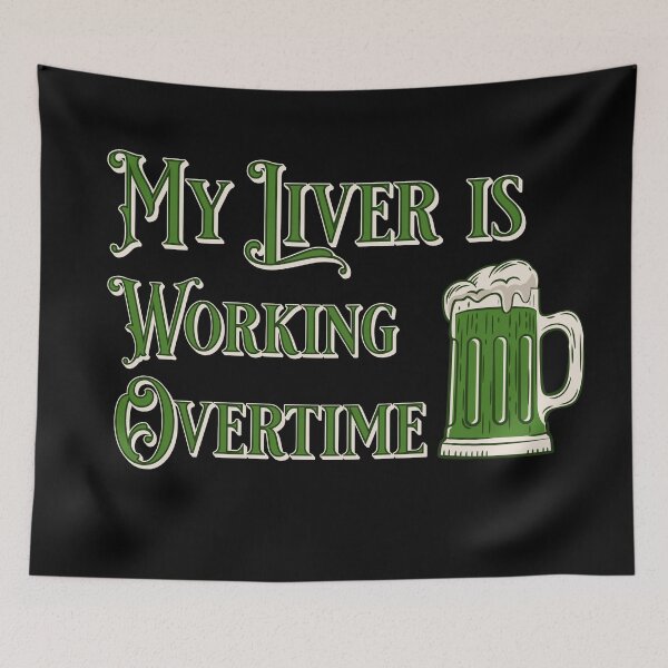 Item preview, My liver is working overtime designed and sold by ValentinaHramov.