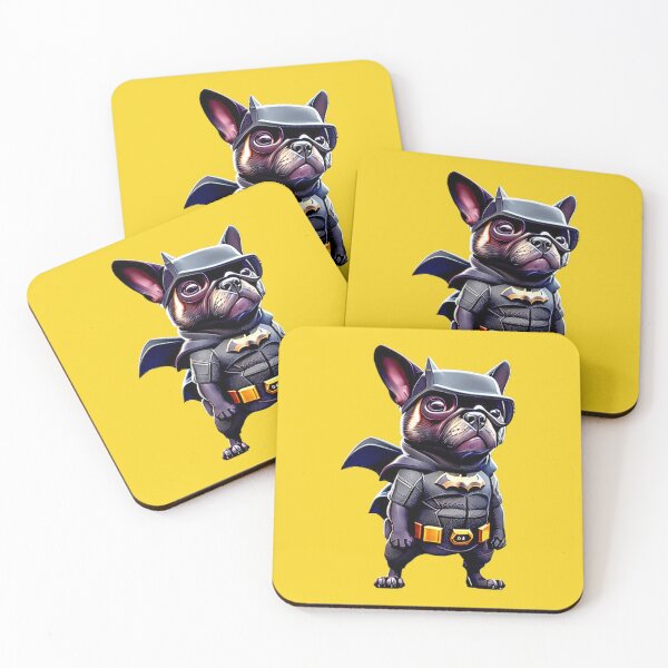Item preview, Super Frenchie: Black Superhero Suit Version 5 designed and sold by Pawsitive Palette.