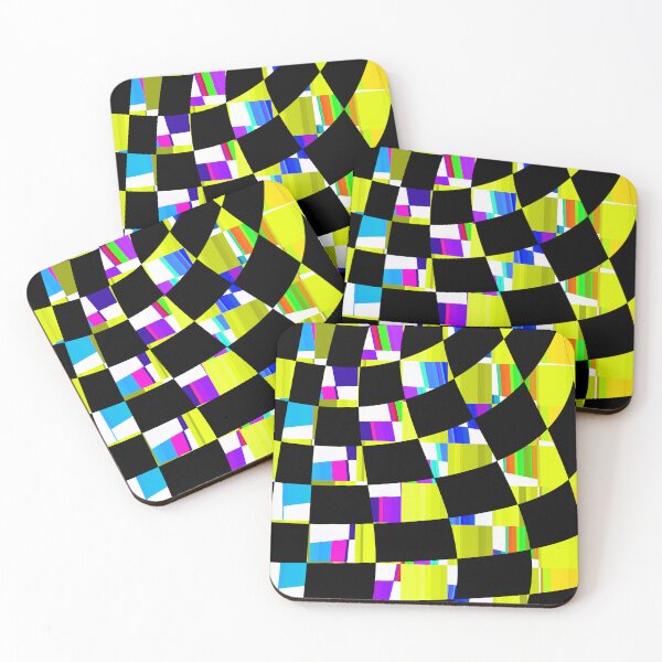 Item preview, Mod Crazy Checks (Yellow hue) designed and sold by David Roland.