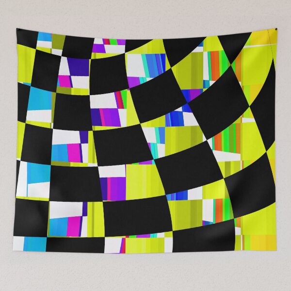 Item preview, Mod Crazy Checks (Yellow hue) designed and sold by David Roland.