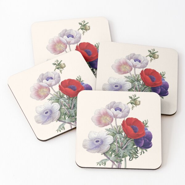 Item preview, Anemone Simplex | Anemones Bouquet | Pierre Joseph Redouté | Vintage Botanical Art designed and sold by LaMadeleine.