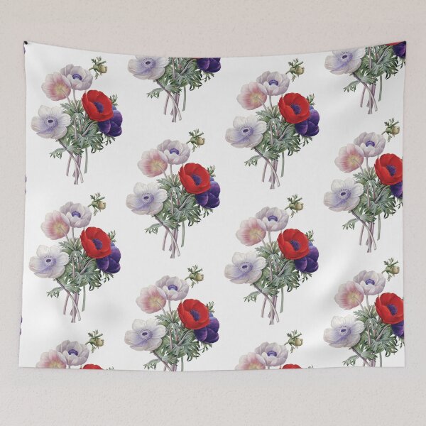 Item preview, Anemone Simplex | Anemones Bouquet | Pierre Joseph Redouté | Vintage Botanical Art designed and sold by LaMadeleine.