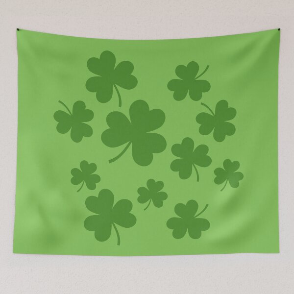 Item preview, St Patrick's Day Shamrock Clover Pattern designed and sold by BirdAtWork.