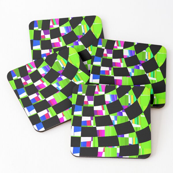 Item preview, Mod Crazy Checks (Green hue) designed and sold by David Roland.