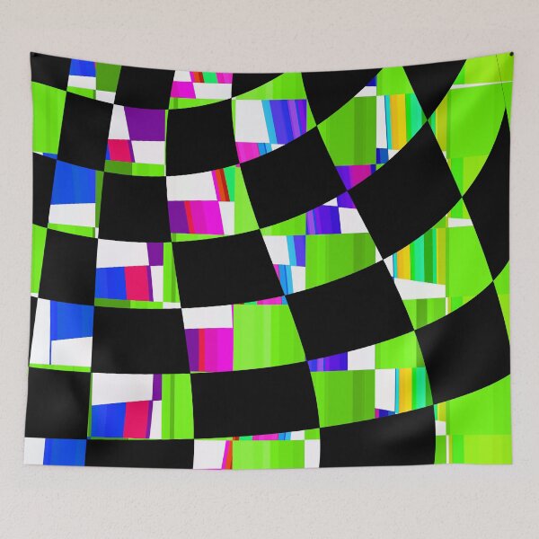Item preview, Mod Crazy Checks (Green hue) designed and sold by David Roland.