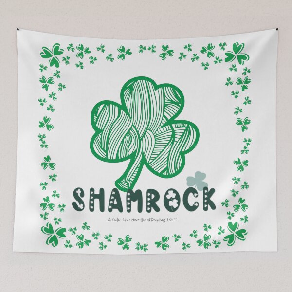 Item preview, Shamrock Font  designed and sold by TaibVVS.