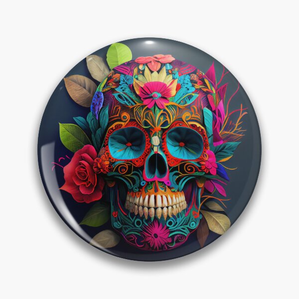 Item preview, Colorful Floral Skull Festival designed and sold by MrBadDream.