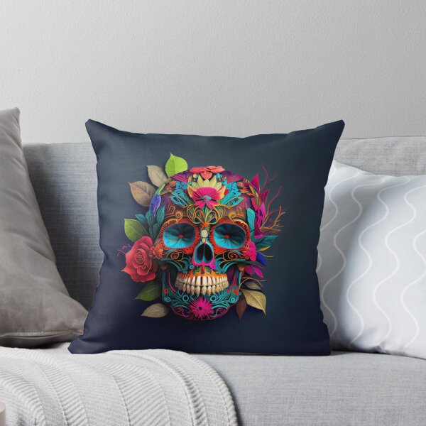 Item preview, Colorful Floral Skull Festival designed and sold by MrBadDream.