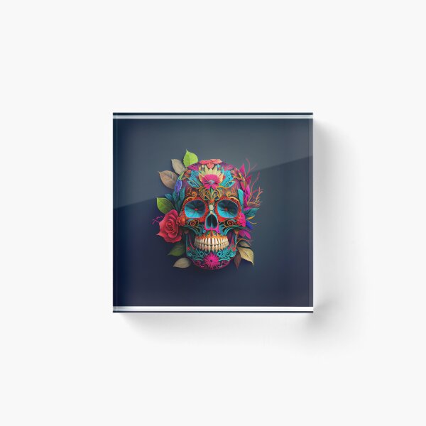 Item preview, Colorful Floral Skull Festival designed and sold by MrBadDream.