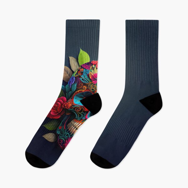 Item preview, Colorful Floral Skull Festival designed and sold by MrBadDream.