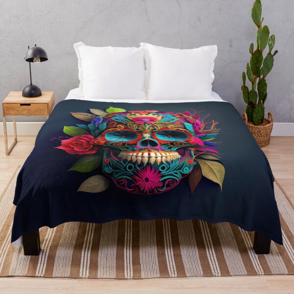 Item preview, Colorful Floral Skull Festival designed and sold by MrBadDream.