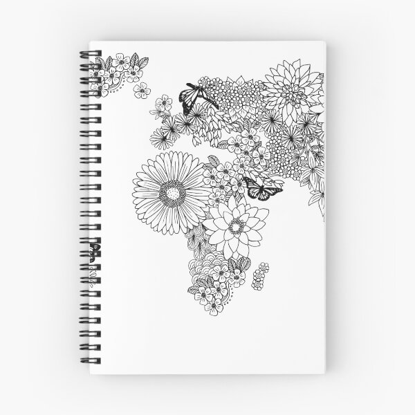 Item preview, Floral Map designed and sold by franzi.