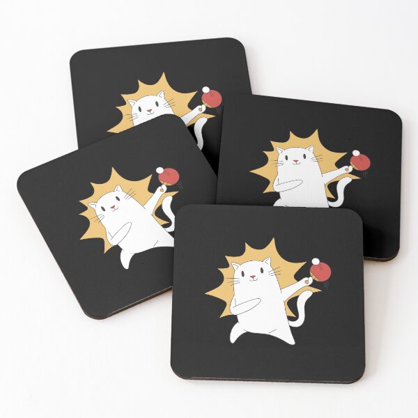 Item preview, Cat plays table tennis designed and sold by DerSenat.