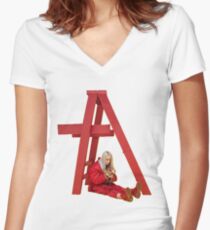 BILLIE EILISH Women's Fitted V-Neck T-Shirt