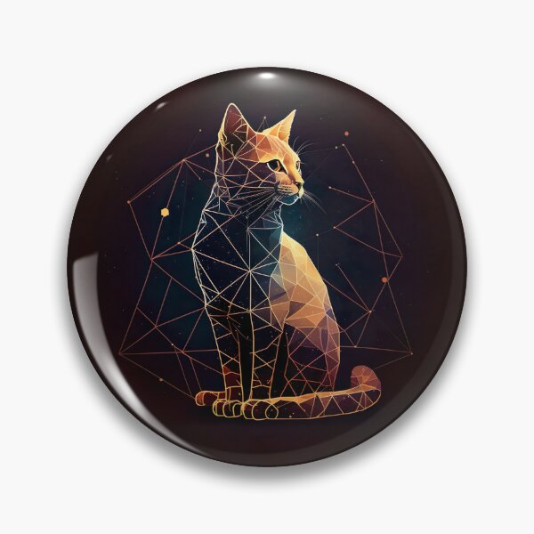 Item preview, Orange Cat Constellation Geometric designed and sold by mhart64.