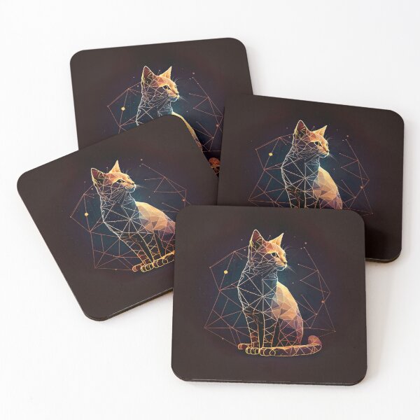 Item preview, Orange Cat Constellation Geometric designed and sold by mhart64.