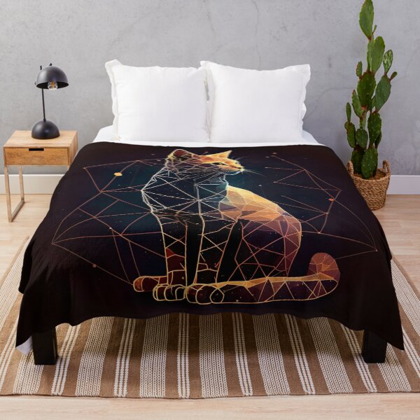 Item preview, Orange Cat Constellation Geometric designed and sold by mhart64.