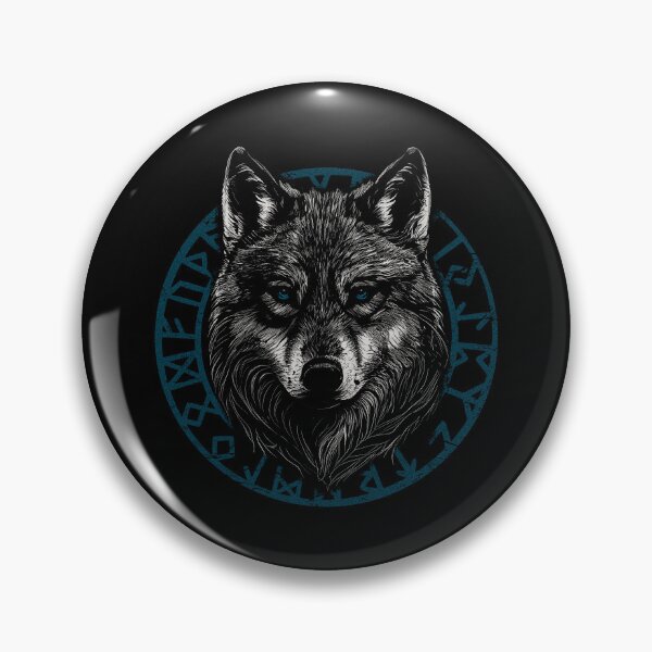 Item preview, Wolf viking rune designed and sold by DerSenat.